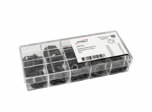 Sortimentslda Sprring SGA DIN 471, 6-25mm  Fosf. 755 delar i gruppen Fasteners / Prepackaged / Assortment box hos Marifix (104136var)