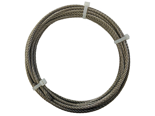 Kapad vajer 4 mm, 7 x 19 trdar, rostfri (5, 10, 30 m) i gruppen  hos  (121040v)