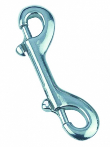 Pistolhake, dubbel rostfri (115 mm) i gruppen Beslag & tillbehr / Beslag / Karbinhakar hos Marifix (164115)