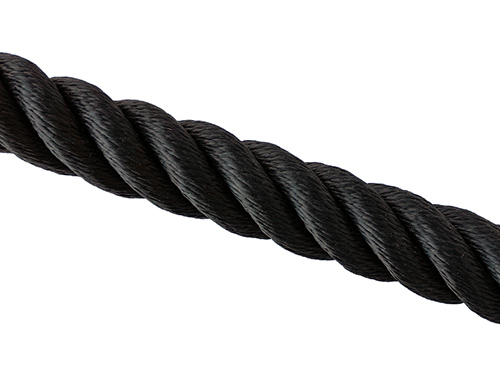 Trapprcksrep svart (36 mm) i gruppen Vajer, kedja, rep / Kedja & rep / Inredningsrep hos Marifix (104080-19-5)