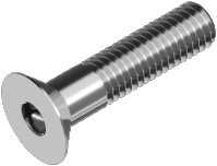 Insexskruv, frsnkt A4, DIN 7991 (6 x 25 mm) i gruppen Rckesdelar / Tillbehr / Skruv fr rcken  hos Marifix (7991-4-6X25E)