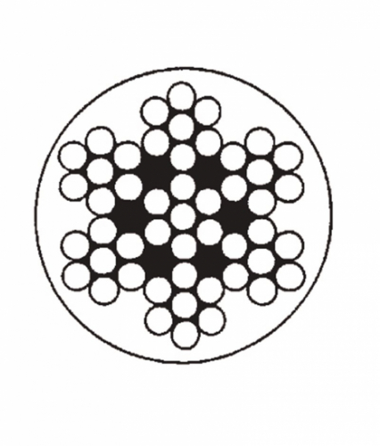 Vajer transp. PVC 1/1,5mm rf A4 7x7 tr. i gruppen Vajer, kedja, rep / Vajer / Vajer i fri lngd hos Marifix (81459341-15250)