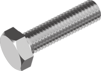 Sexkantsskruv A4, DIN 933 (10 x 14 mm) i gruppen Skruv & nit / Skruv / Maskingngad skruv hos Marifix (933-4-10X14)