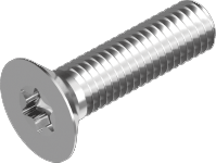 Maskinskruv, frsnkt torx A4, DIN 9475 (4 x 16 mm) i gruppen Skruv & nit / Skruv / Maskingngad skruv hos Marifix (9475-4-4X16)