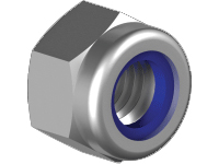 Lsmutter A2, DIN 985 (10 mm) i gruppen Skruv & nit / vrig infstning / Mutter hos Marifix (985-2-10)