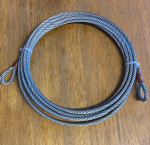 Vajersling 7meter x 8mm med 2st gla med Rostfri syrafast