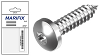 Pltskruv, ostskalle torx A4, DIN 9477 (pse)