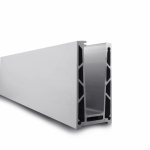 Glas golvprofil Nordic glass top 1,5kN 2,5meter alu