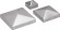 Stolphatt pyramid, rostfri (70 x 70 mm)